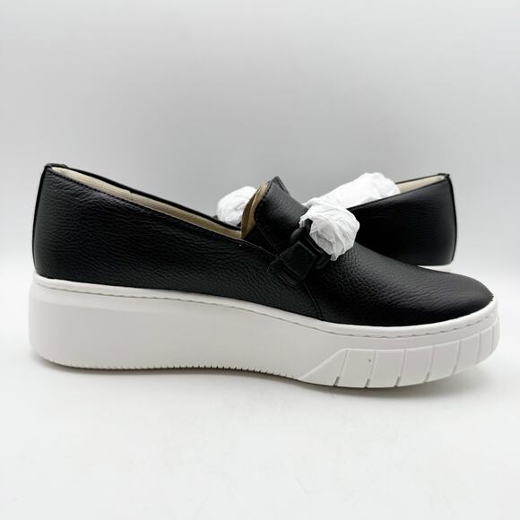 Naturalizer Womens Daphne Sneakers US 12M EU 43 Black Leather Slip on Casual NIB - Picture 4 of 13